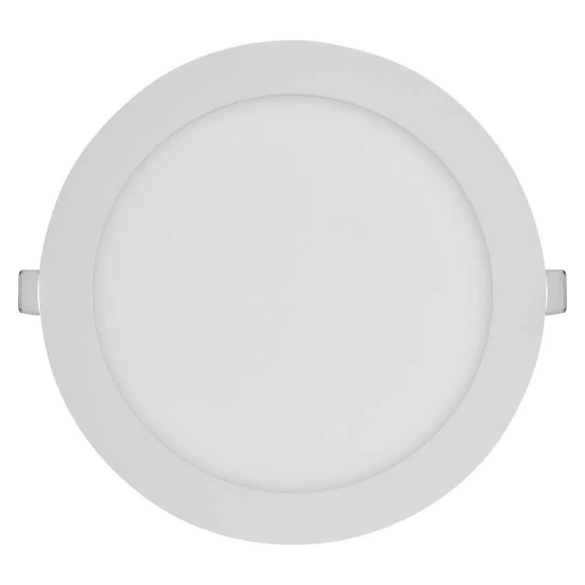 EMOS Biely vstavaný LED panel guľatý 225mm 18W Premium Farba svetla: Teplá biela ZD1144