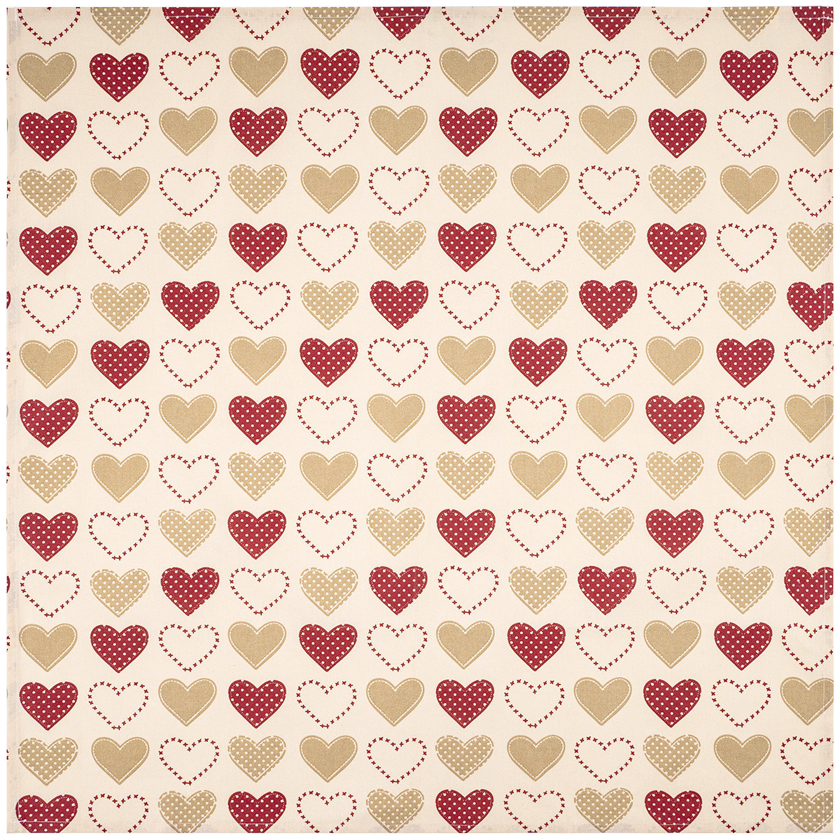 Home Elements Obrus Srdcový motív, 90 x 90 cm