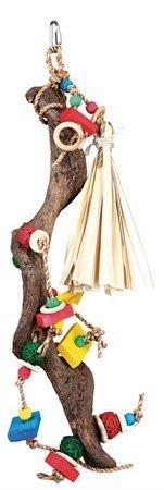 Trixie Natural toy, bark wood/rattan/sea grass/wood, 56 cm, multi coloured