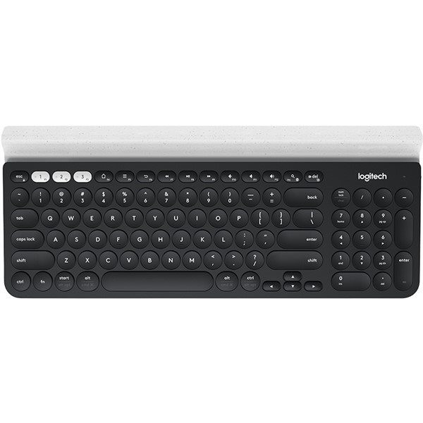 Logitech klávesnica Wireless Keyboard K780, US, sivá/ biela
