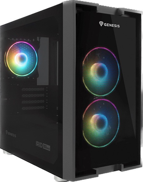 Počítačová skriňa Genesis IRID 353 ARGB Mini-ATX, Micro-ITX (USB 3.0), 3x 120mm ventilátory ARGB