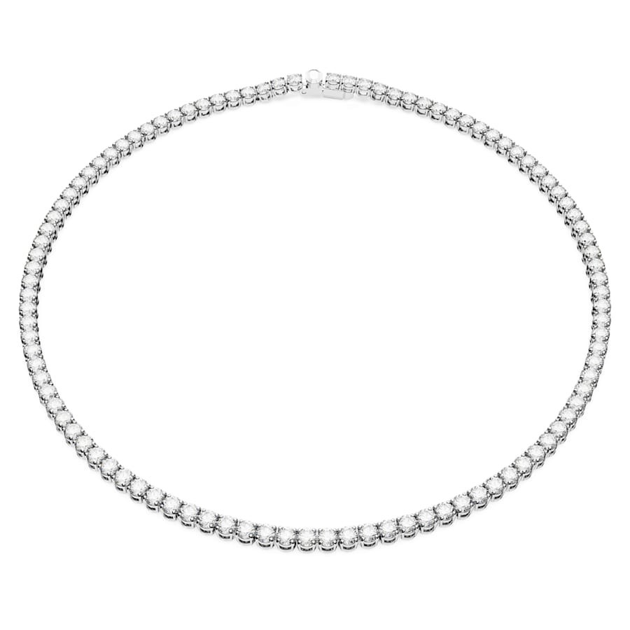 Swarovski Luxusný náhrdelník s čírymi kryštálmi Matrix Tennis 5681796 41 cm