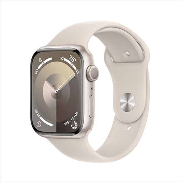 Apple Watch Series 9 GPS 41mm Starlight Aluminium Case with Starlight Sport Band - SM MR8T3QCA