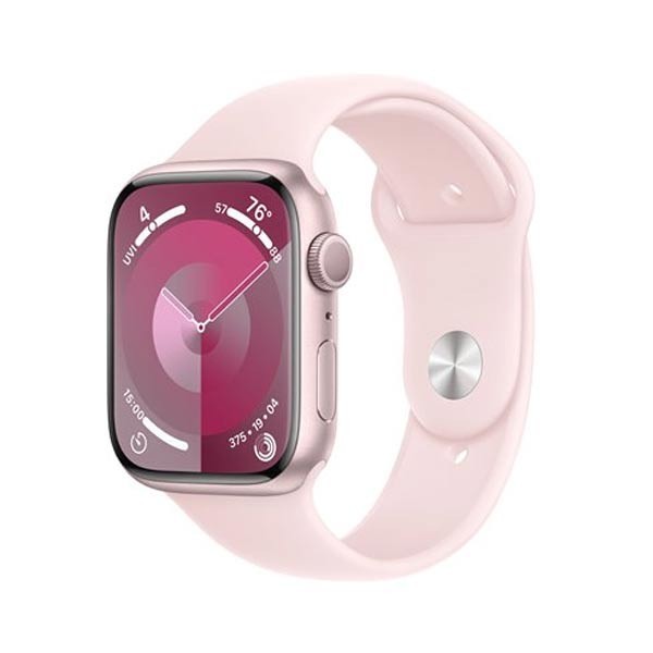 Apple Watch Series 9 GPS 45mm Pink Aluminium Case with Light Pink Sport Band - SM MR9G3QCA
