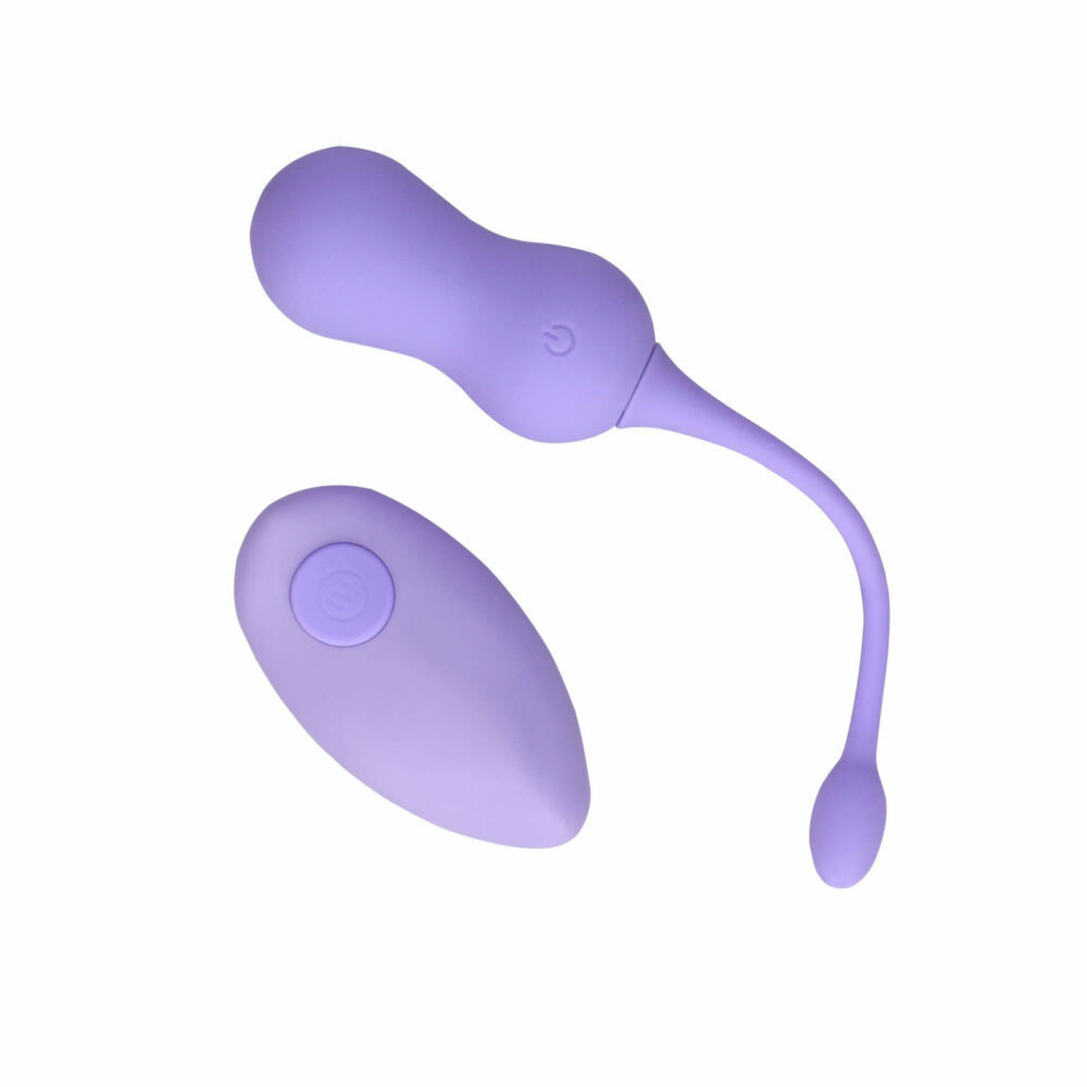 Loveline - Rechargeable, Radio-Controlled Vibrating Kegel Ball (Purple)