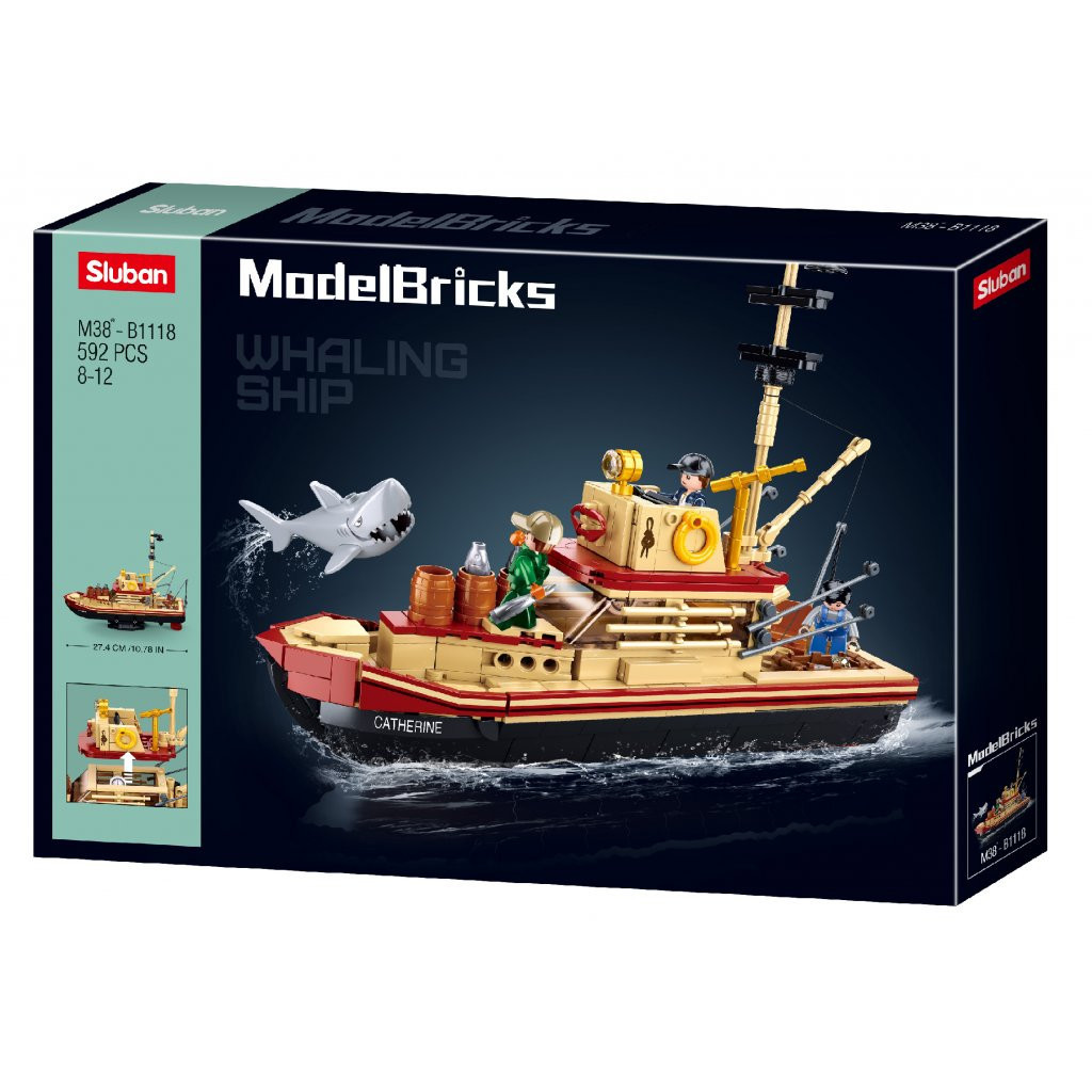 Stavebnice Sluban Model Bricks Rybárska loď Catherine M38-B1118
