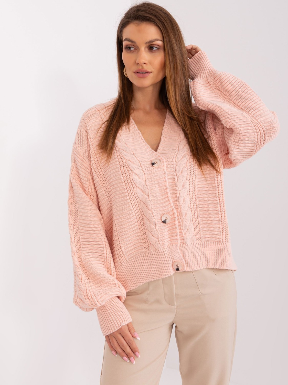 Light pink sweater in wool blend RUE PARIS
