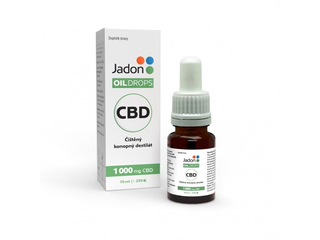 Jadon - Oil drops- konopný olej CBD 10%