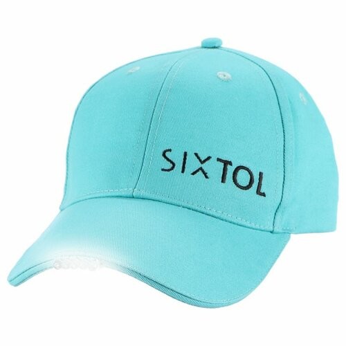 Sixtol Šiltovka s LED svetlom B-CAP 25lm, nabíjacia USB, univerzálna veľkosť, tyrkysová