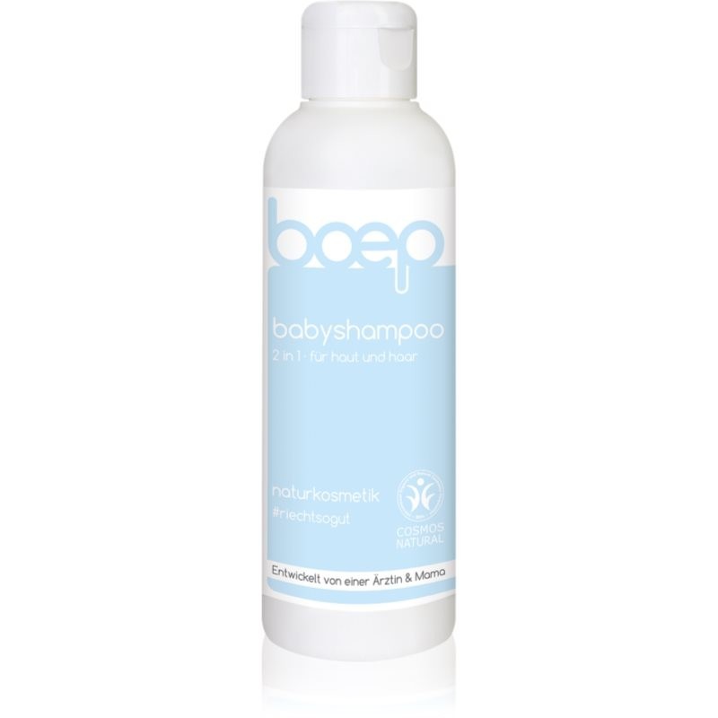 Boep Baby Shampoo 2 v 1 sprchový gél a šampón 2 v 1 s aloe vera pre deti od narodenia 150 ml