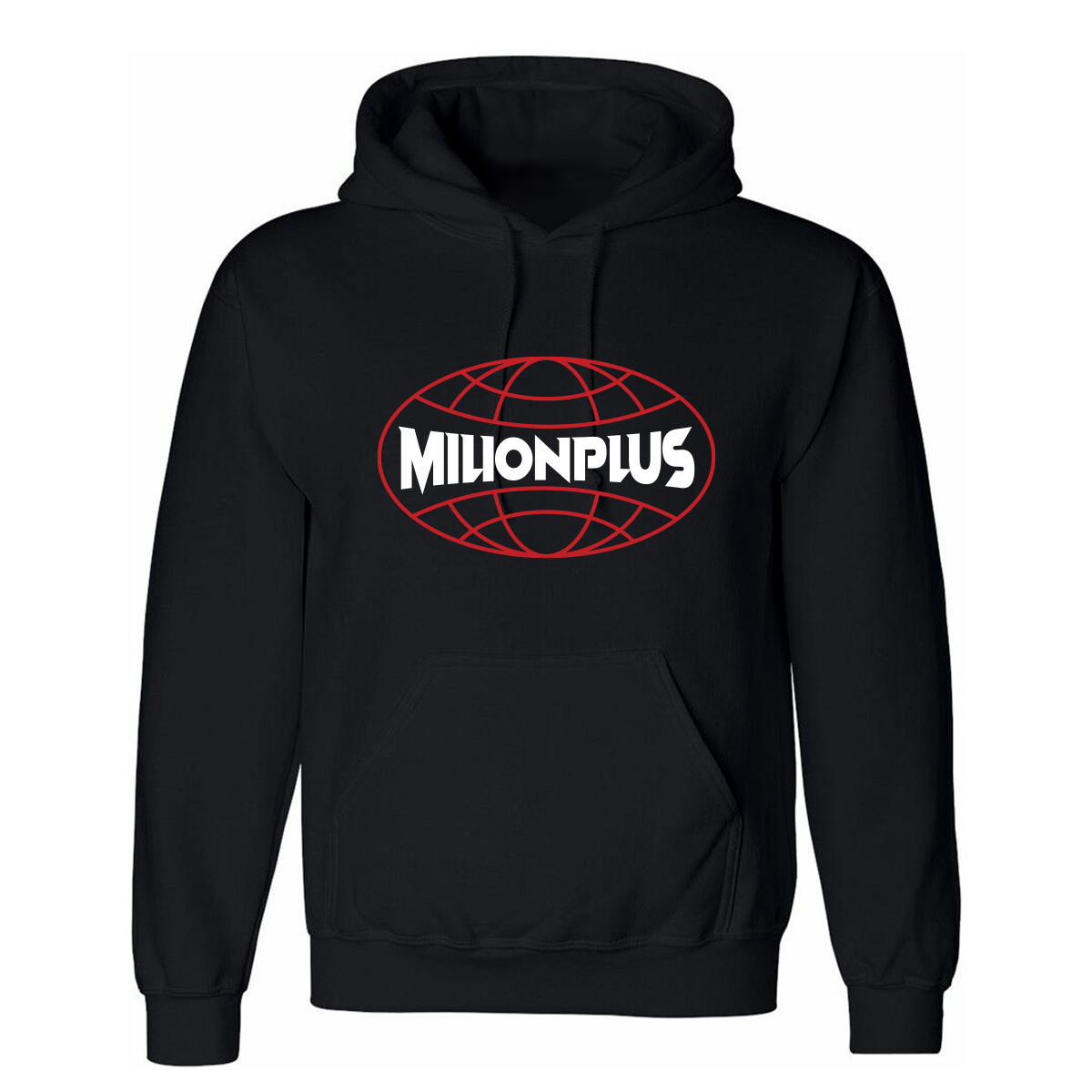 Milion+ mikina Milion Plus 2023 Čierna S