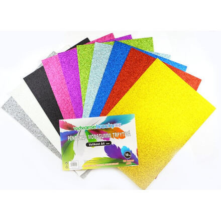 SMT Penovka A4 mix trblietavá (10ks)