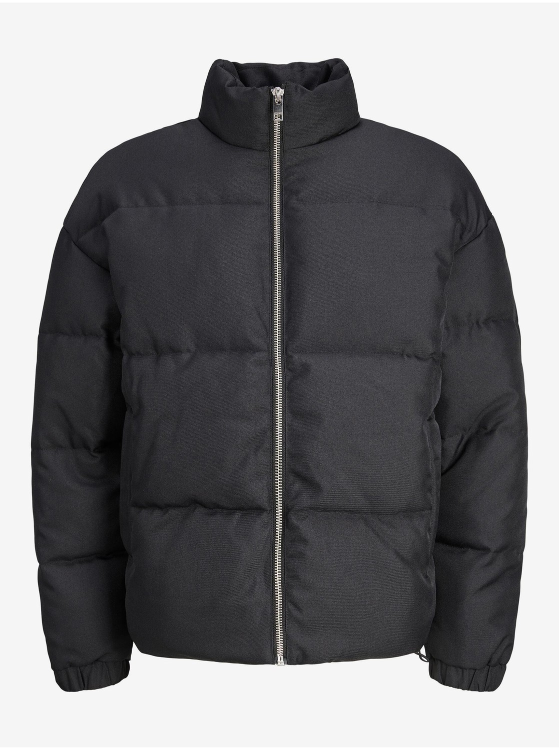 Čierna pánska prešívaná zimná bunda Jack & Jones Urban