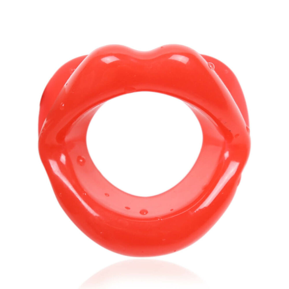 Ida Leather - Open Mouth Gag (Red)