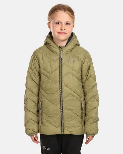 Children's insulated jacket Kilpi REBEKI-JB Green