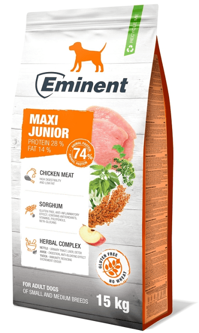 Eminent Dog Maxi Junior granule pre psy 15kg