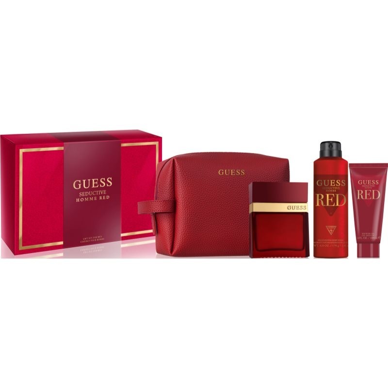 Guess Seductive Homme Red darčeková sada XXIV. pre mužov