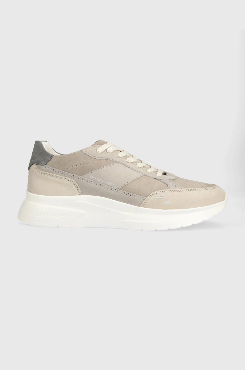 Semišové tenisky Filling Pieces Jet Runner šedá farba, 17127361002