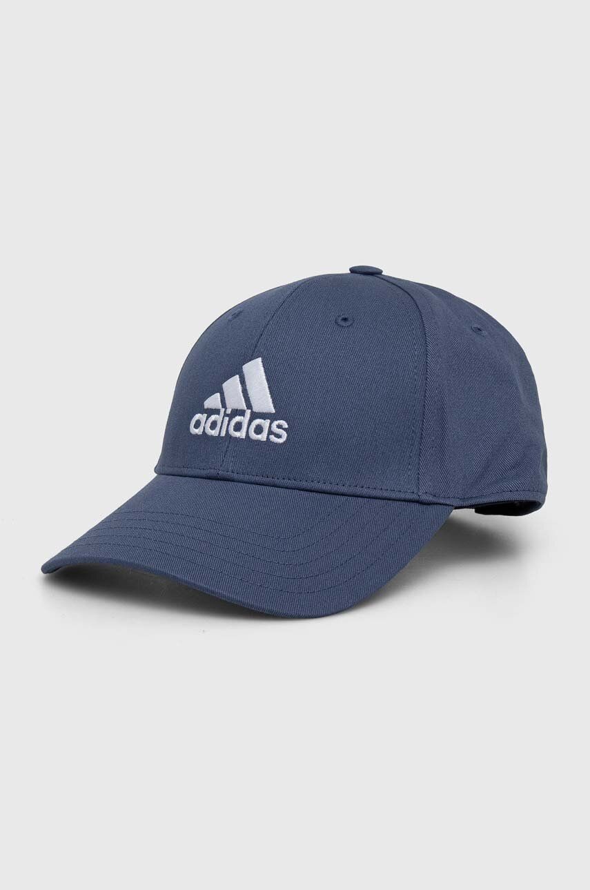Bavlnená šiltovka adidas s nášivkou
