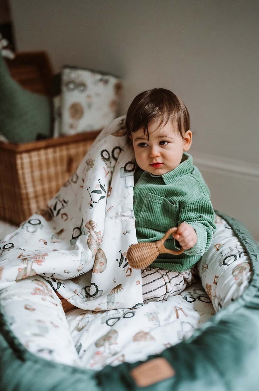 Bambusová zavinovačka pre bábätká La Millou Bamboo ABC FARM M