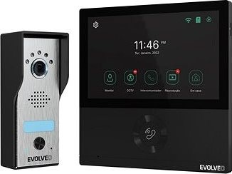 EVOLVEO DoorPhone AHD7, čierny monitor