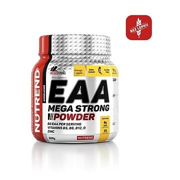 Nutrend EAA MEGA STRONG POWDER, 300 g, pomaranč a jablko