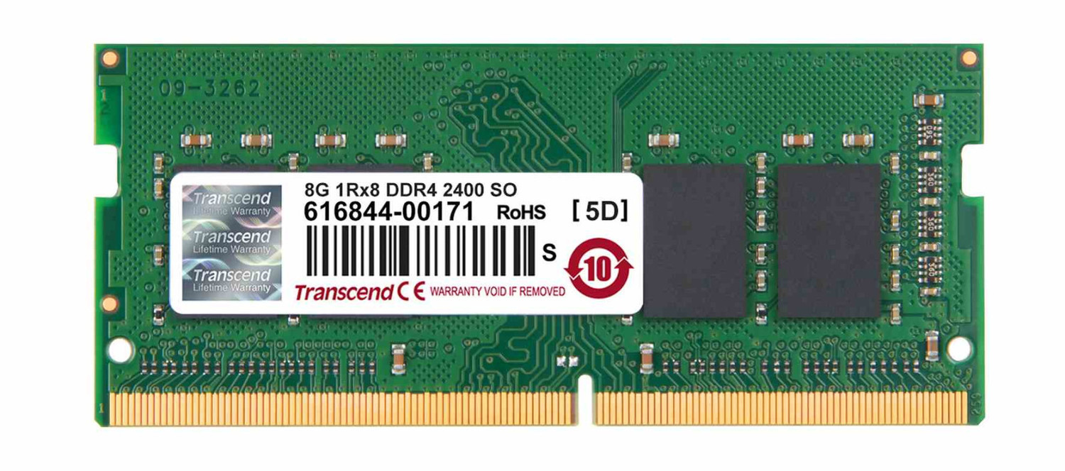 SODIMM DDR4 8GB 2400MHz TRANSCEND 1Rx8 CL17