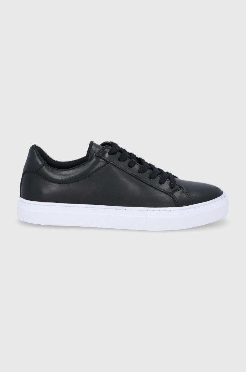 Kožená obuv Vagabond Shoemakers Paul 2.0 čierna farba