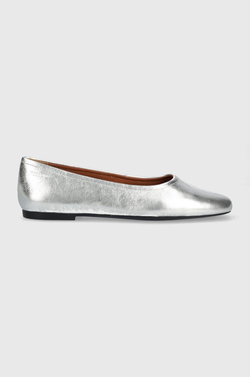 Kožené balerínky Vagabond Shoemakers Jolin strieborná farba, 5508.083.79