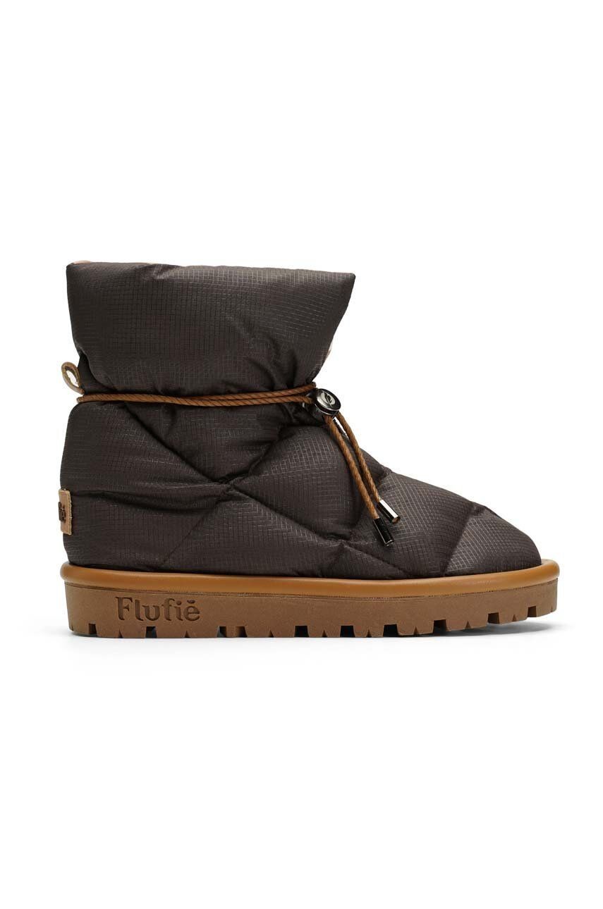 Snehule Flufie Classic hnedá farba