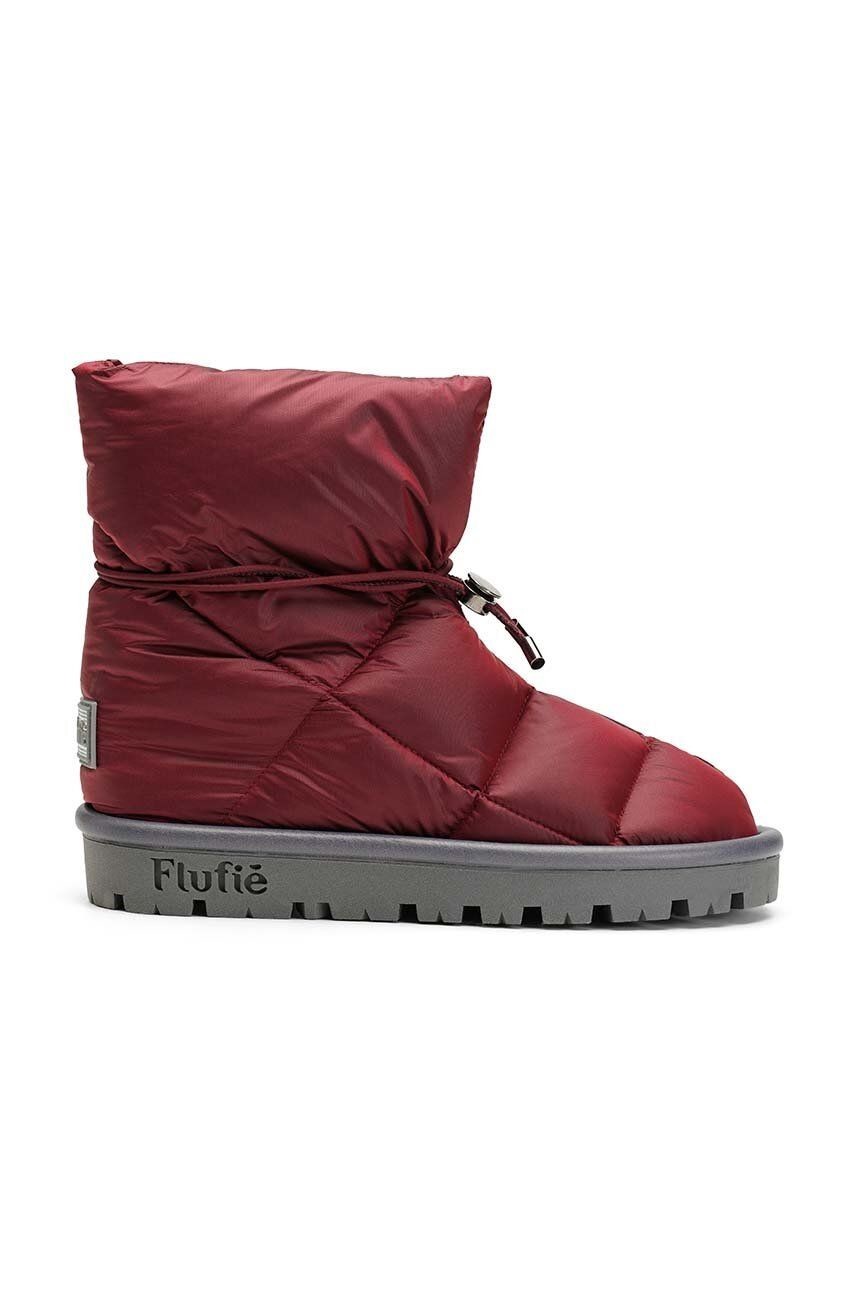 Snehule Flufie Metallic bordová farba