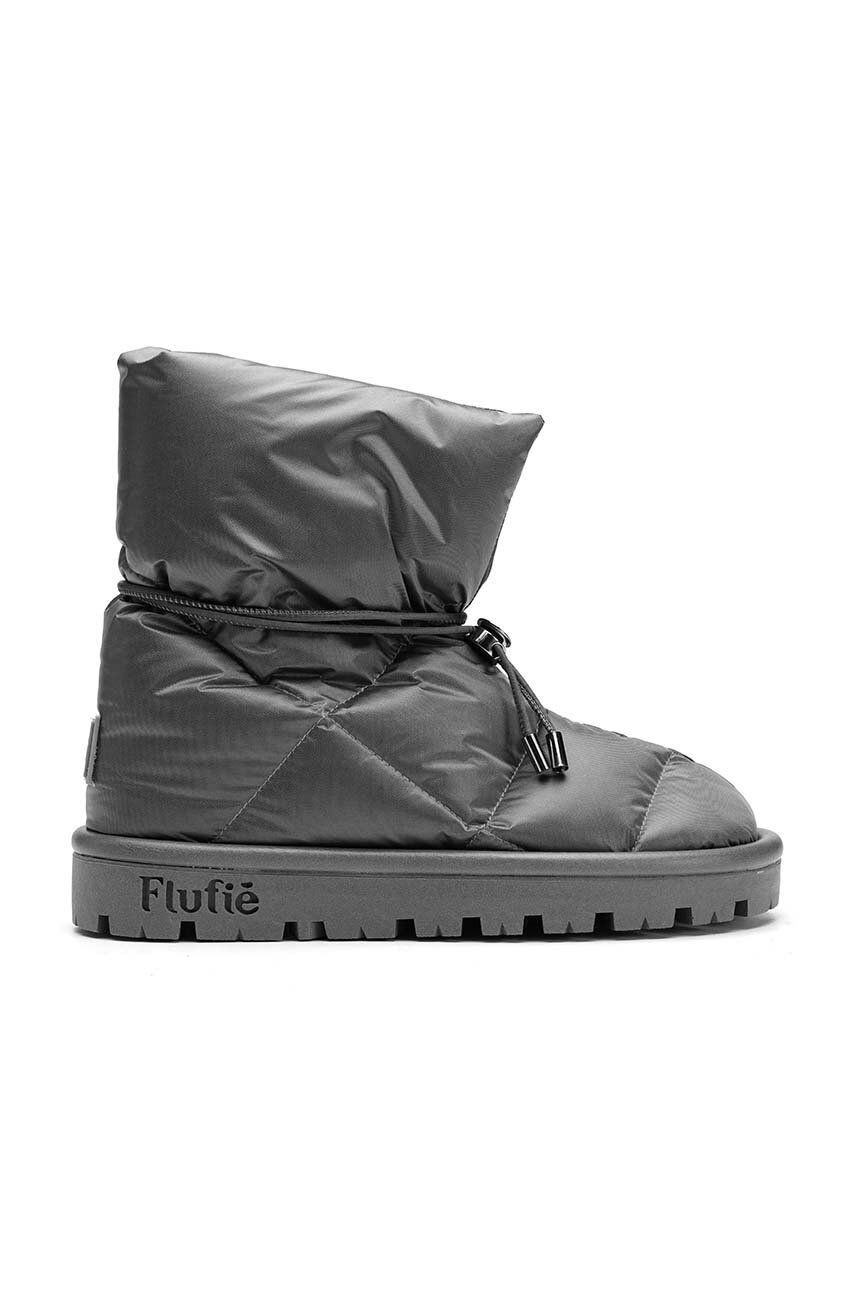 Snehule Flufie Metallic šedá farba