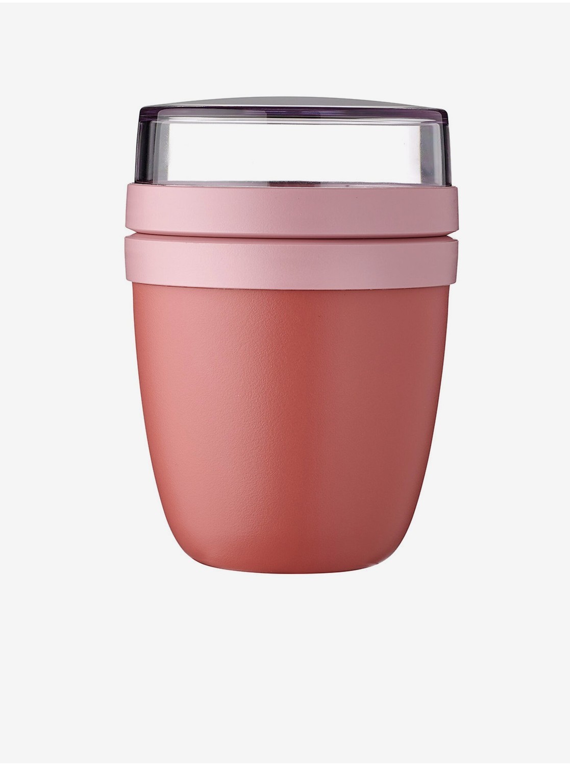 Ružový jedálenský box Mepal Ellipse Mini 300 + 120 ml