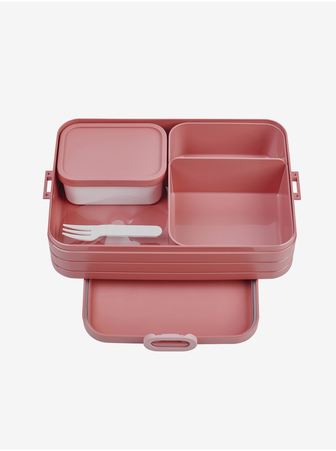 Tmavo ružový jedálenský box Mepal Bento