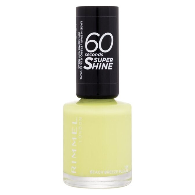 RIMMEL LONDON 60 Seconds Lak na nechty 155 Beach Breeze Please 8 ml