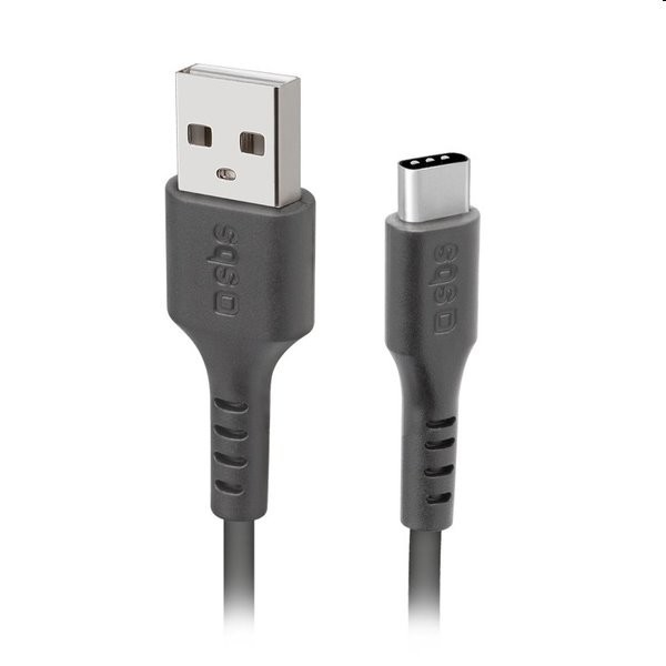 SBS Kábel USB/USB-C USB 2.0, 1,5 m, čierna TECABLEMICROC15K