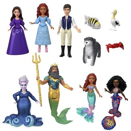 Mattel TLM SADA MALÝCH BÁBIEK A KAMARÁDOV ZO KRAJINY A MORA