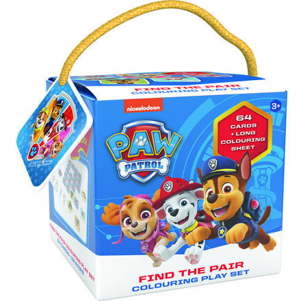 Jiri Models Pexeso na cesty s omaľovánkami Tlapková patrola