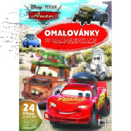 Jiri Models Omaľovánky A4 so samolepkami Autá