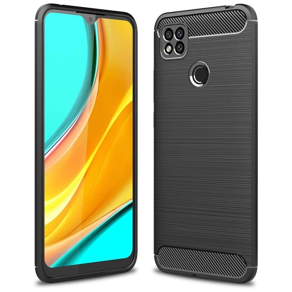 IZMAEL Xiaomi Redmi 9C Puzdro Carbon Bush TPU  KP9442 čierna