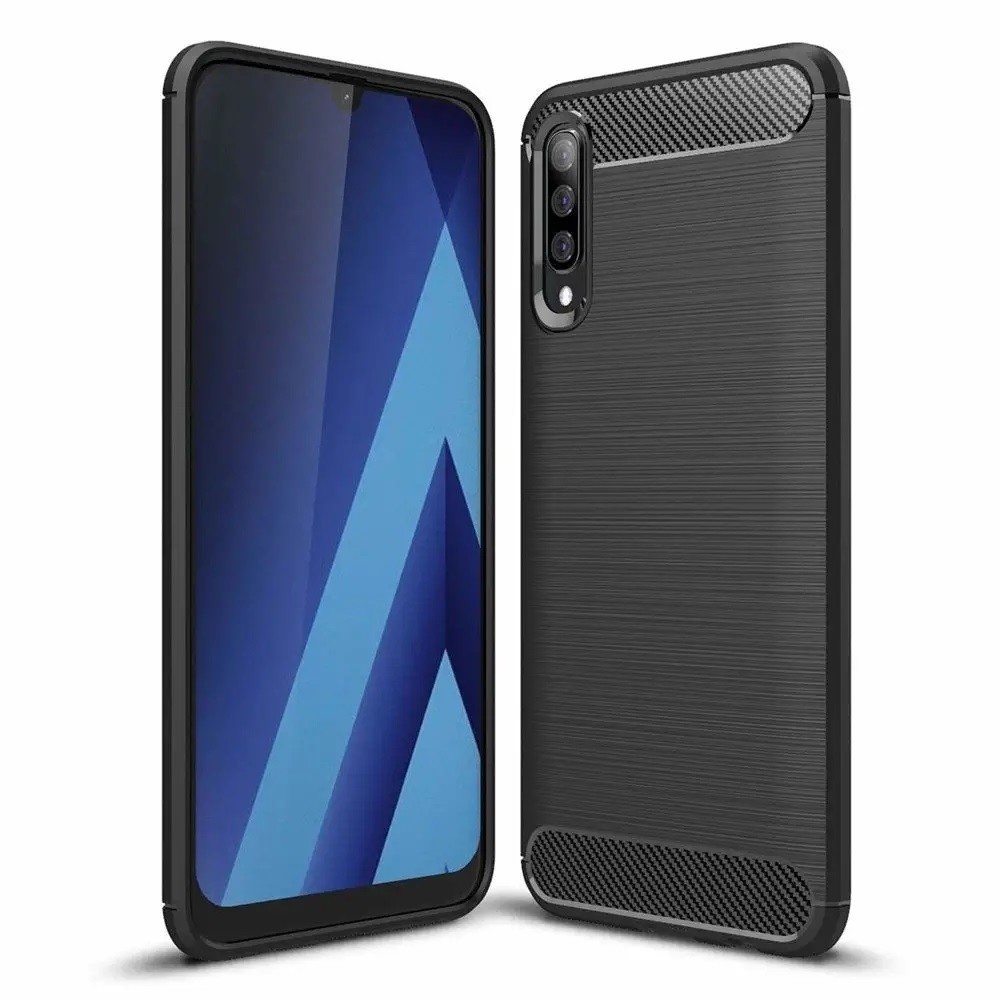 IZMAEL Samsung Galaxy A50 Puzdro Carbon Bush TPU  KP9484 čierna
