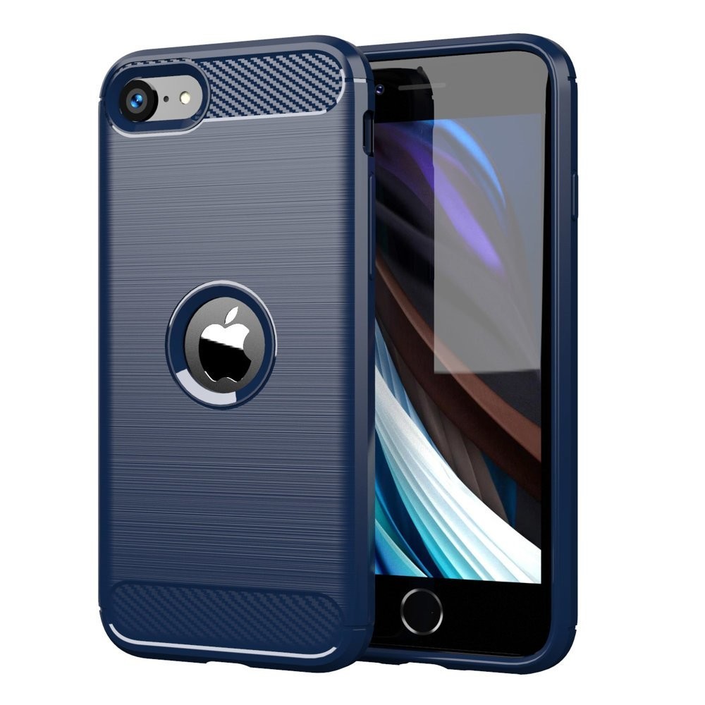 IZMAEL Apple iPhone 7 Puzdro Carbon Bush TPU  KP10688 modrá