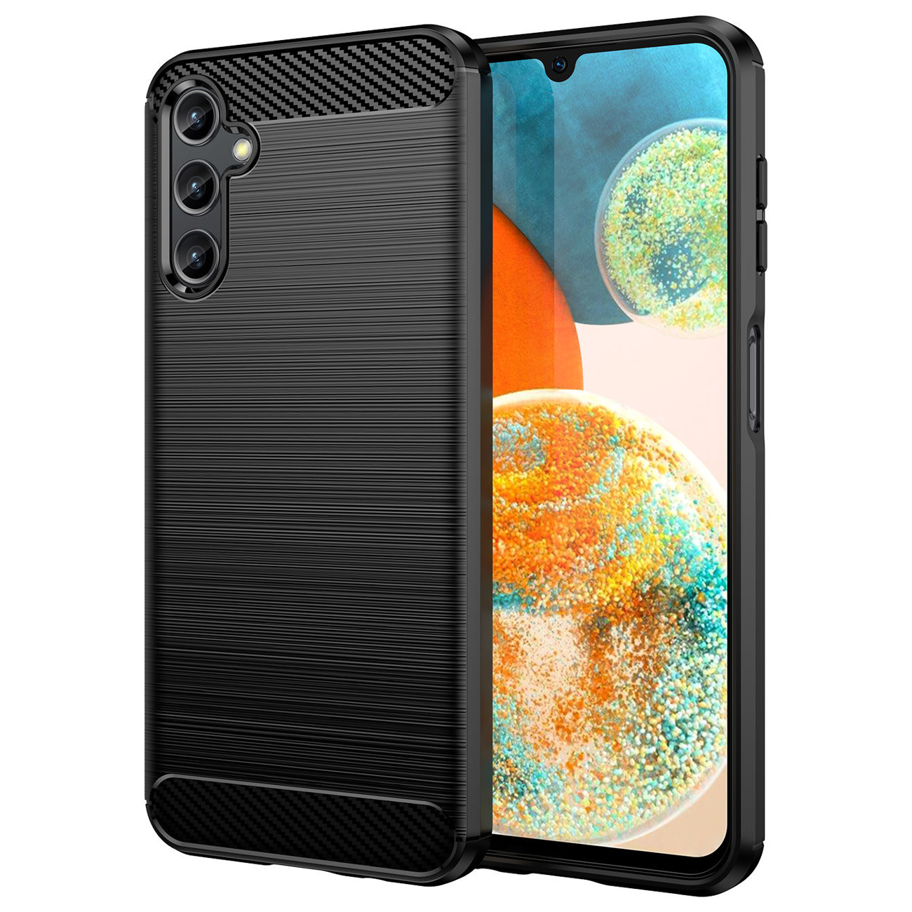 IZMAEL Samsung Galaxy A24 4G  Puzdro Carbon Bush TPU  KP29550 čierna