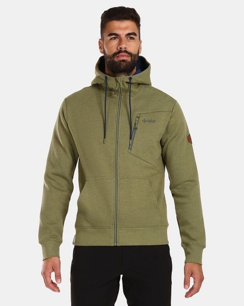 Men's cotton sweatshirt Kilpi PREDA-M Green