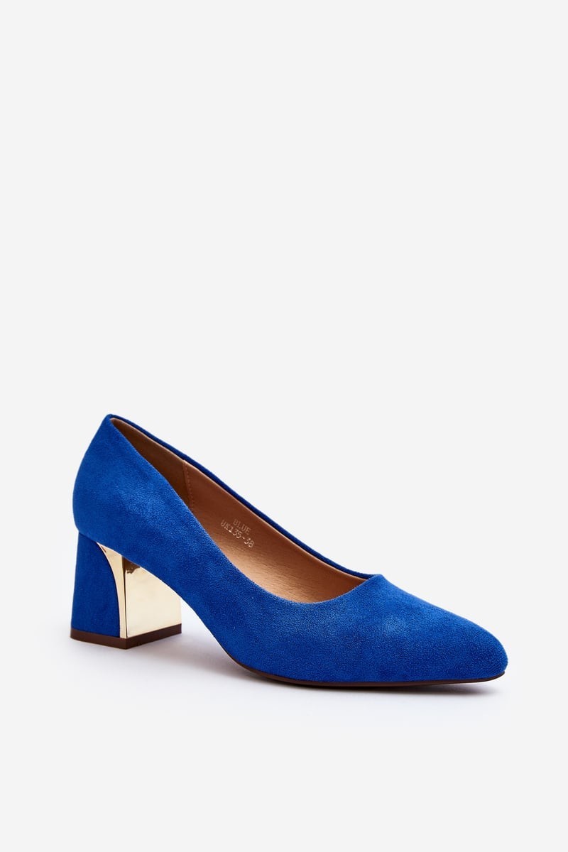 Blue Stelloria high-heeled pumps
