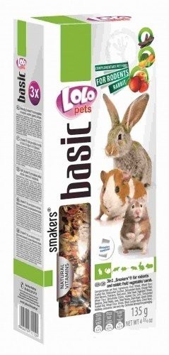 LOLOPETS LO Tycinka pre hlod.3ks - ovoc/zele/svat