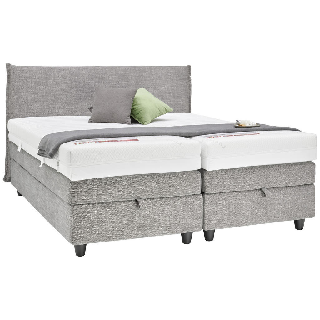 RUF Betten BOXSPRINGOVÁ POSTEĽ, 180/200 cm, textil, antracitová