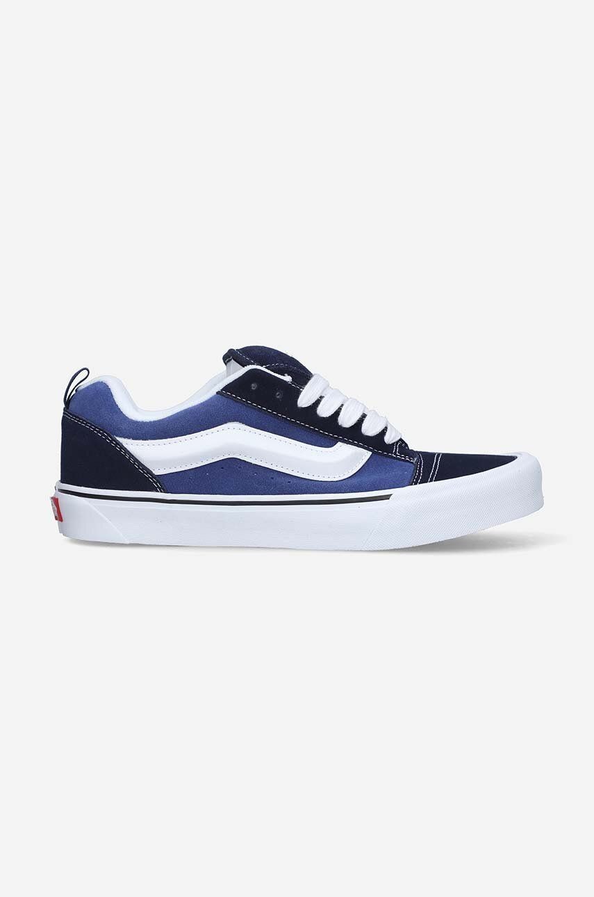 Semišové tenisky Vans Knu Skool VN0009QCNWD-blue,