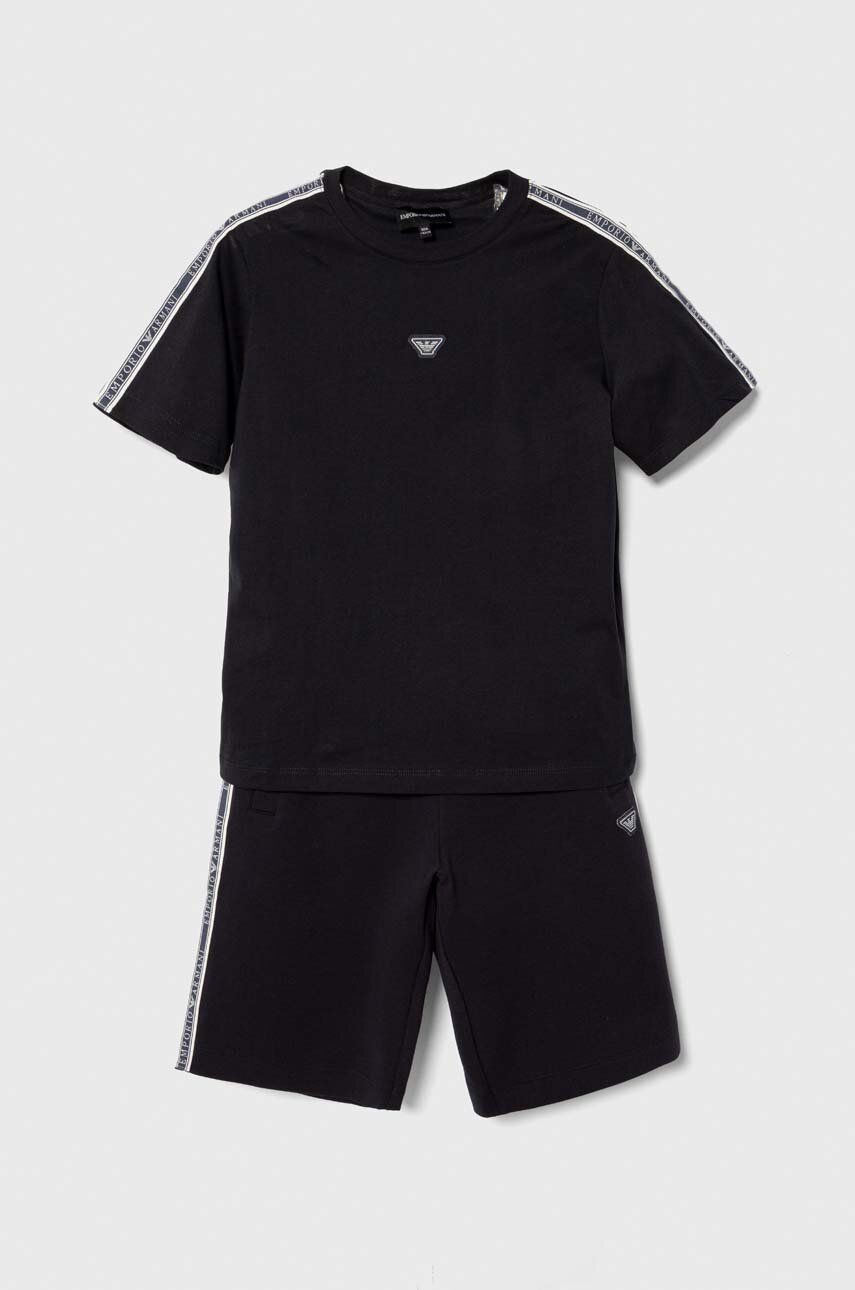 Detská súprava Emporio Armani tmavomodrá farba