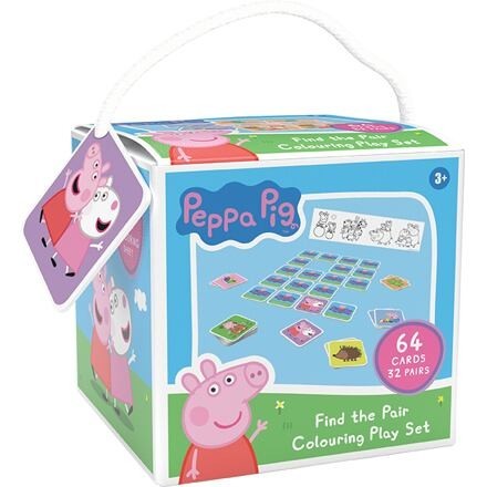 Jiri Models Pexeso na cesty s omaľovánkou Peppa